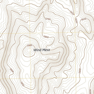 United States Geological Survey Wind Mesa, NM (2023, 24000-Scale) digital map