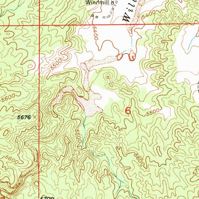 United States Geological Survey Wind Mountain, NM (1950, 24000-Scale) digital map