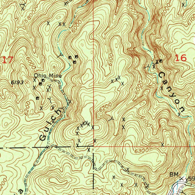 United States Geological Survey Wind Mountain, NM (1950, 24000-Scale) digital map