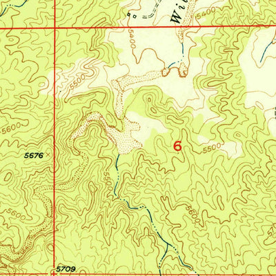United States Geological Survey Wind Mountain, NM (1951, 24000-Scale) digital map