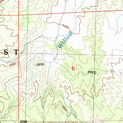 United States Geological Survey Wind Mountain, NM (1992, 24000-Scale) digital map