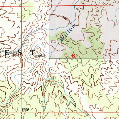 United States Geological Survey Wind Mountain, NM (1999, 24000-Scale) digital map