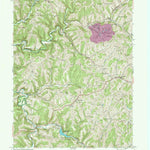 United States Geological Survey Wind Ridge, PA (1964, 24000-Scale) digital map