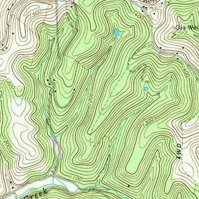 United States Geological Survey Wind Ridge, PA (1964, 24000-Scale) digital map