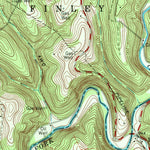 United States Geological Survey Wind Ridge, PA (1964, 24000-Scale) digital map