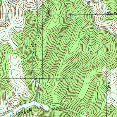 United States Geological Survey Wind Ridge, PA (1997, 24000-Scale) digital map