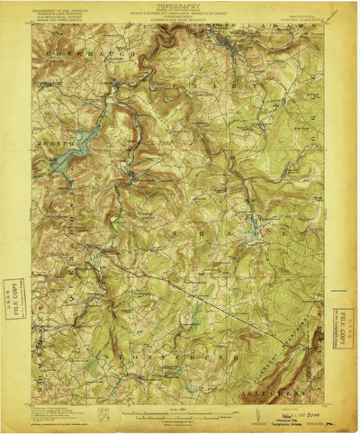 United States Geological Survey Windber, PA (1916, 62500-Scale) digital map