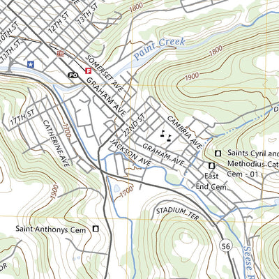United States Geological Survey Windber, PA (2023, 24000-Scale) digital map