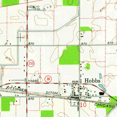 United States Geological Survey Windfall, IN (1960, 24000-Scale) digital map