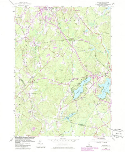 United States Geological Survey Windham, NH (1953, 24000-Scale) digital map