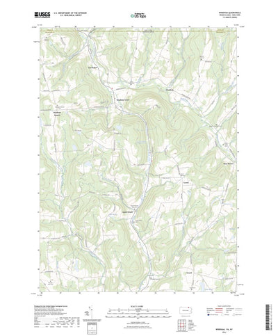 United States Geological Survey Windham, PA (2023, 24000-Scale) digital map