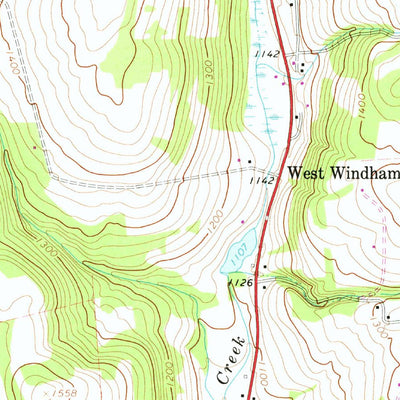 United States Geological Survey Windham, PA-NY (1967, 24000-Scale) digital map