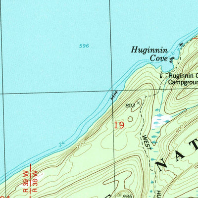 United States Geological Survey Windigo, MI (1985, 24000-Scale) digital map