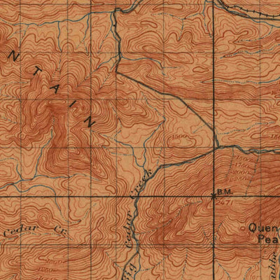 United States Geological Survey Winding Stair, OK (1900, 125000-Scale) digital map