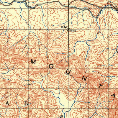 United States Geological Survey Winding Stair, OK (1909, 125000-Scale) digital map