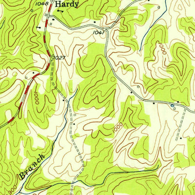 United States Geological Survey Windle, TN (1955, 24000-Scale) digital map