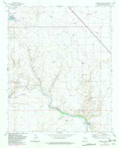 United States Geological Survey Windmill Draw, NM (1965, 24000-Scale) digital map