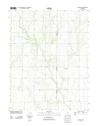 United States Geological Survey Windom SW, KS (2012, 24000-Scale) digital map