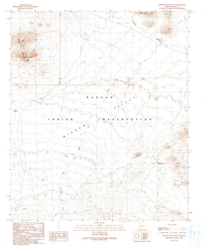 United States Geological Survey Window Mountain, AZ (1990, 24000-Scale) digital map