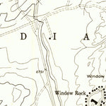 United States Geological Survey Window Rock, AZ-NM (1955, 24000-Scale) digital map