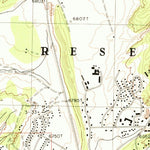 United States Geological Survey Window Rock, AZ-NM (1983, 24000-Scale) digital map