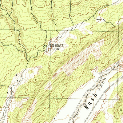 United States Geological Survey Window Rock, AZ-NM (1983, 24000-Scale) digital map