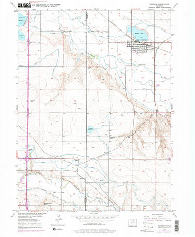 United States Geological Survey Windsor, CO (1950, 24000-Scale) digital map