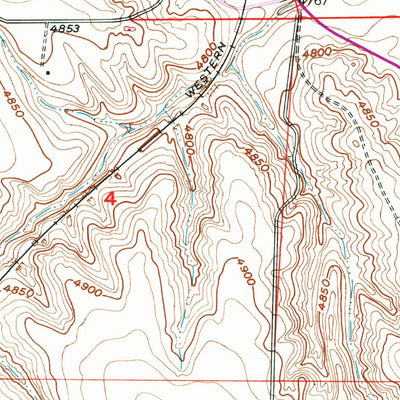 United States Geological Survey Windsor, CO (1950, 24000-Scale) digital map