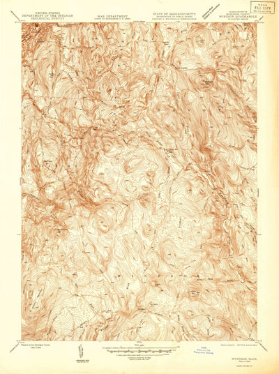 United States Geological Survey Windsor, MA (1946, 24000-Scale) digital map