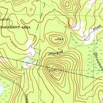 United States Geological Survey Windsor, MA (1973, 25000-Scale) digital map