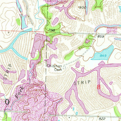 United States Geological Survey Windsor, MO (1955, 24000-Scale) digital map