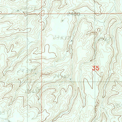 United States Geological Survey Windy Butte, MT (1983, 24000-Scale) digital map