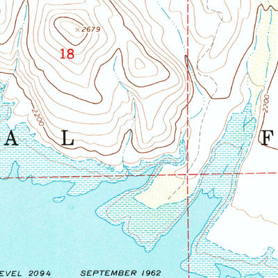 United States Geological Survey Windy Hill, AZ (1964, 24000-Scale) digital map