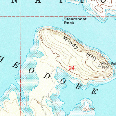 United States Geological Survey Windy Hill, AZ (1964, 24000-Scale) digital map