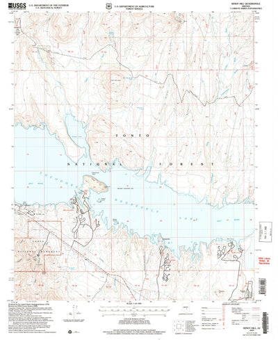 United States Geological Survey Windy Hill, AZ (2004, 24000-Scale) digital map