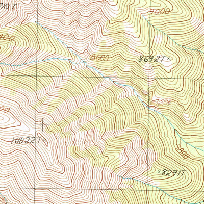 United States Geological Survey Windy Mountain, WY (1989, 24000-Scale) digital map