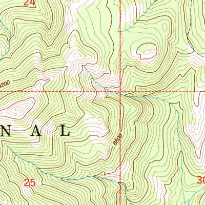 United States Geological Survey Windy Mountain, WY (1991, 24000-Scale) digital map