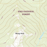 United States Geological Survey Windy Peak, CO (2022, 24000-Scale) digital map