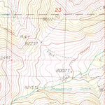United States Geological Survey Windy Peak, NV (1987, 24000-Scale) digital map