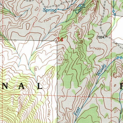 United States Geological Survey Windy Peak, WY (1992, 24000-Scale) digital map