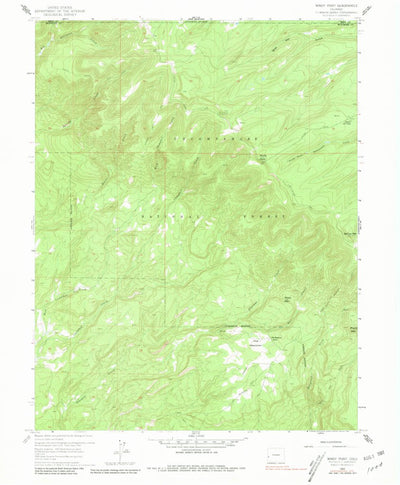 United States Geological Survey Windy Point, CO (1960, 24000-Scale) digital map