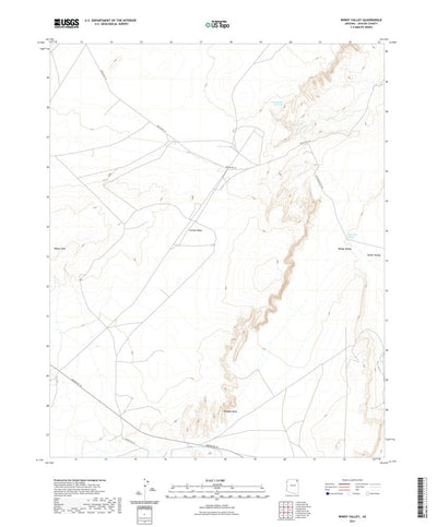 United States Geological Survey Windy Valley, AZ (2021, 24000-Scale) digital map