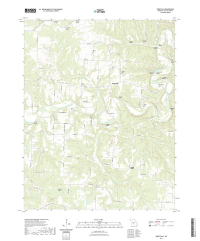 United States Geological Survey Windyville, MO (2021, 24000-Scale) digital map