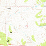 United States Geological Survey Wine Cup Ranch SW, NV (1968, 24000-Scale) digital map