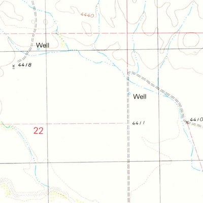 United States Geological Survey Wineglass Ranch, AZ (1979, 24000-Scale) digital map