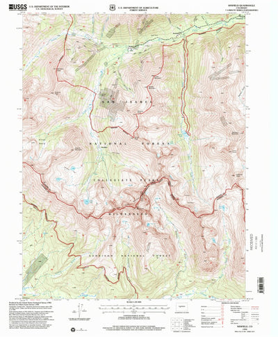 United States Geological Survey Winfield, CO (1994, 24000-Scale) digital map