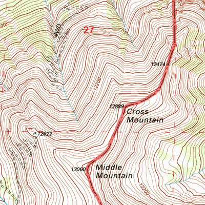 United States Geological Survey Winfield, CO (1994, 24000-Scale) digital map