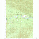 United States Geological Survey Winfield Creek, WA (1990, 24000-Scale) digital map