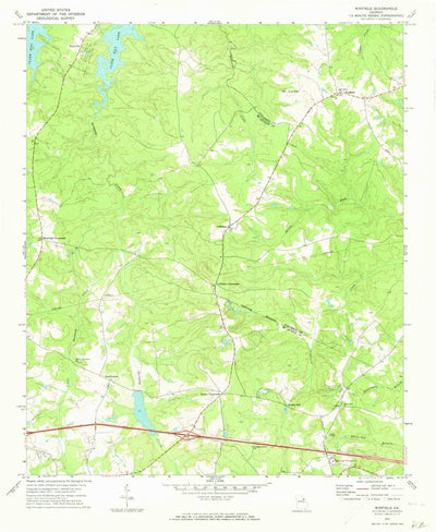 United States Geological Survey Winfield, GA (1972, 24000-Scale) digital map
