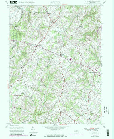 United States Geological Survey Winfield, MD (1950, 24000-Scale) digital map